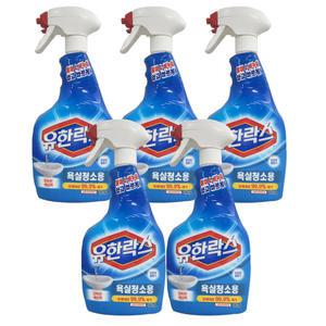 유한양행 유한락스 욕실청소용 715ml 5개