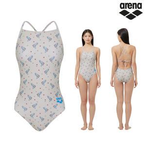 아레나 레이디 원피스 타이백 A4BL1LO07 베이지 여성 원피스 수영복