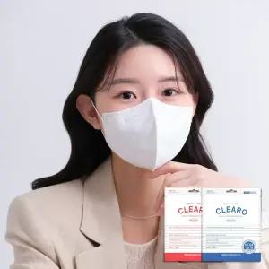 클레로 새부리형 KF94 국산 마스크 50매 /100매 (화이트 /블랙) 식약처인증 개별포장