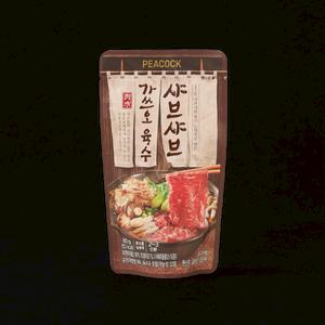 피코크 샤브 가쓰오 육수 80g 2개 캠핑요리 음식 캠핑 밀키트