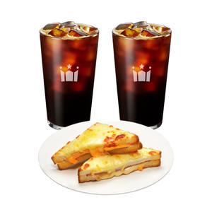 [할리스] 간편하게 즐겨요 (아메리카노 R 2잔 + 크로크무슈)