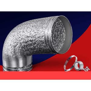 알루미늄 후렉시블 호스 주방 튜브 배연관 후드 연통 180X1 5M 덕트 닥트 자바라