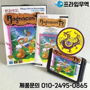 Sega MegaDrive Genesis 콘솔용 JP 박스 및 매뉴얼 북 16Bit MD 게임 카드가 포함된 Ragnacenty