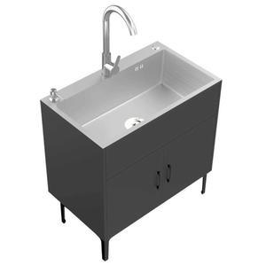 사무실 싱크대 간이 카페 소형 하부장 싱크볼 개수대 세면기