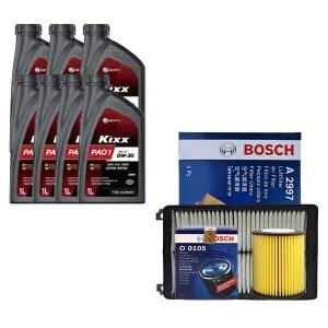 그랜저IG 3.0 가솔린 킥스 PAO1 0W30 7L 엔진오일 오일필터 에어필터 세트