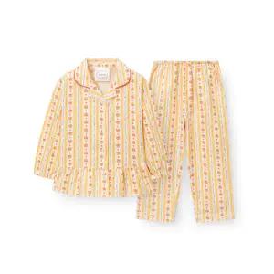 [롯데백화점]오르시떼 여아동 G115 애플루이 긴소매 파자마 세트 OR25WGGAG115