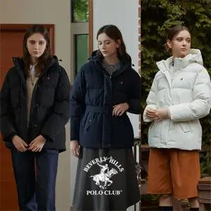 비버리힐즈폴로클럽 여성 디테쳐블 푸퍼 패딩자켓