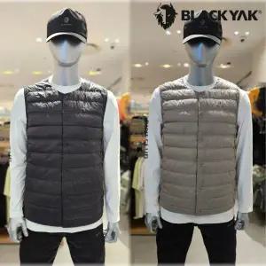 [롯데백화점]블랙야크 남성 조끼 라운드 오리털 L플루토경량다운베스트 3BYVSW4902