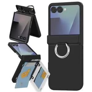 iCover 베이직 갤럭시 Z플립7 전용 마그네틱 도어 카드수납 힌지보호 핑거 링고리 케이스