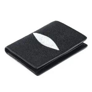 arnaldo bassini 천연 가오리가죽 남성 중지갑 3031