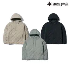 [롯데백화점]스노우피크 [최초가:239,000원] 캠픽 마이크로 패딩 아노락 캠핑룩 다운 S22WUTPJ31_BS_L