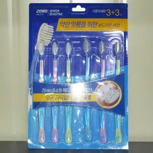 [골드스마일]2080 센서티브 이중미세모 칫솔 6입