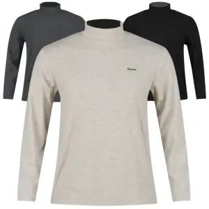 따뜻한 기모 배색 폴라 남자 베이직 골프 이너티 시니어 20대남성 파3