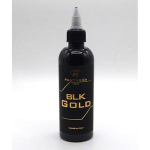 판테라 블랙 BLK 골드 타투 잉크 150ml/5fl 온스 - 모든 종류의 타투에 적합한 전문 잉크. EU 준수