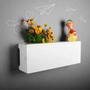 벽걸이tv 선정리 브라켓 선반 가리개 숨기기 공유기 셋톱박스 심플 벽장식