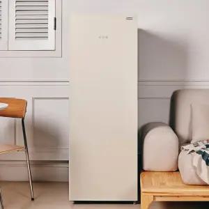 풀무원 김치냉장고 148L 2등급 인버터 스탠드형 글라스 린넨베이지 KS148EG1N2