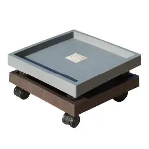 특대형 화분 받침대 모던 바퀴형 인테리어 사각 이동식 바퀴받침