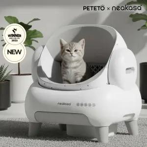 신상 코오롱 페테토 Neakasa 오픈형 고양이 자동화장실 M1 Plus 화이트