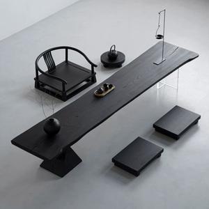 다도 낮은 온천 책상 노트북 팔각소반 세트 바닥 바닥에 앉음 보호 우드 창틀