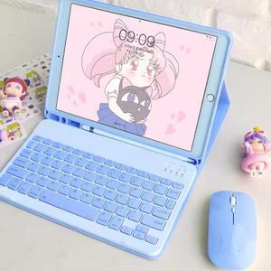 삼성 탭 A9 8.7 인치 SM X110 + 플러스 X216B 11 2023 블루투스 키보드 마우스 용 케이스