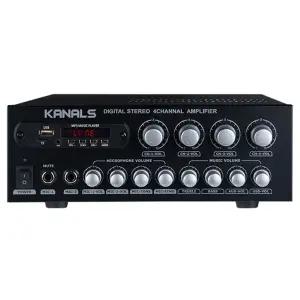 KANALS EMA-196 블루투스 4채널 미니앰프 카페 매장 음악 앰프
