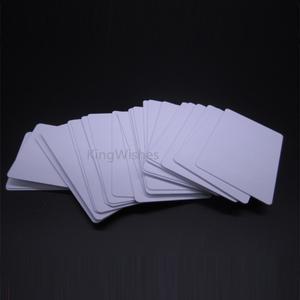 NFC PVC 플라스틱 카드 양면 인쇄 가능 방수 ID 빈 잉크젯 화이트 CR80, 엡손 캐논 프린터 230 개