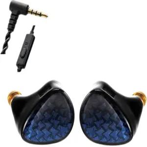 QOA Celest Wyvern 블랙 리마스터 이어 모니터 하이파이 유선 이어버드 게이밍 IEM 이어폰 뮤지션