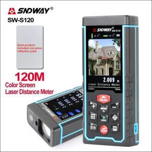 SNDWAY SW-S120 디지털 레이저 거리 측정기 SW-S80과 유사한 휴대용 다채로운 스크린 카메라 USB 충전식