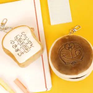 도라에몽 도라야끼 암기빵 컴팩트 파우치 키링 작은 소품 동전 에어팟 수납 가방 꾸미기