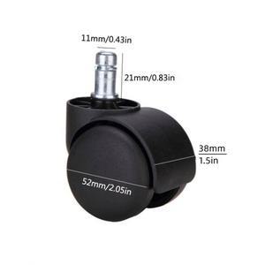 1/2/4/5Pcs 의자 휠 가구 터 11mm 나사 회전 터 바퀴 사무실/컴퓨터 의자 용 하드웨어 도구 교체