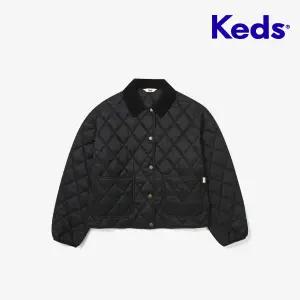 KEDS 퀼팅 패딩 자켓_KD2JKG4101FBLK