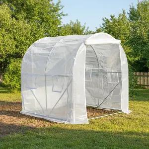 [공간미가구]조립식 셀프 하우스 2X2M 비닐하우스 야외 다육이 농막 온실 자재 텃밭 옥상 농장 창고