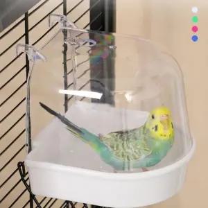 걸이식 목욕통 소동물 앵무새 다용도 물놀이 새장 반려동물 샤워대 애완새
