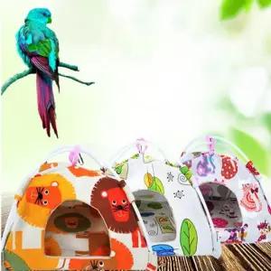 은신처 앵무새 새장 텐트 중형 소동물 침대 새집 둥지