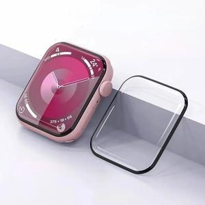 애플워치 시리즈 9 8 7 6 5 4 SE 울트라2 49mm 45mm 44mm 41mm 40mm 3D 강화유리 필름 액세서리 (비강화유리)