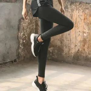 여성 스판 반바지 레깅스 요가복 필라테스 운동 바지 (WFIM1JB)