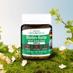 [소비기한 26.01.24]쌍트베른하르트 비오틴 포르테 10000mcg 6개월분180정