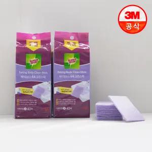 [최종 19,760원] 3M 욕실청소 크린스틱 시트타입 소형 40입x2개