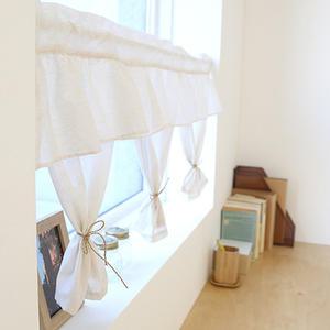 내추럴 쁘띠 바란스 화이트바란스 주방커튼 가리개