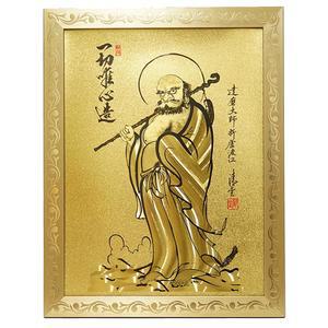 황금 달마도 그림 액자  집들이 개업선물 풍수지리 수맥차단 인테리어