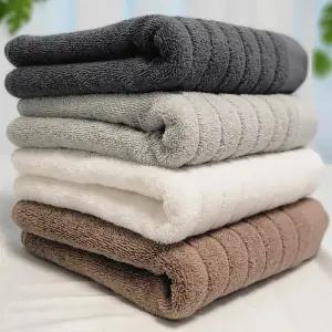 호텔수건 200g 리치 5장/10장/20장 두꺼운 고급 무형광 순면 세면 수건 타올