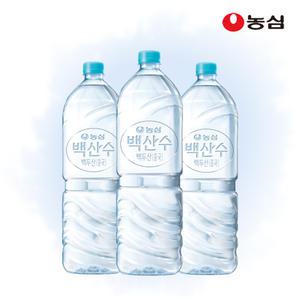 백산수 무라벨 2L X 24개 천연암반수 생수 지하수 먹는샘물 깨끗한물 안전한물 미네랄워터