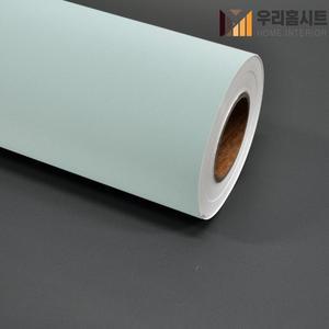 현대 기포없는 에어프리 생활방수 간편한 접착식 단색컬러시트지 SL614 셀라돈민트
