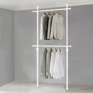 왕자 화이트2단행거(32mm)