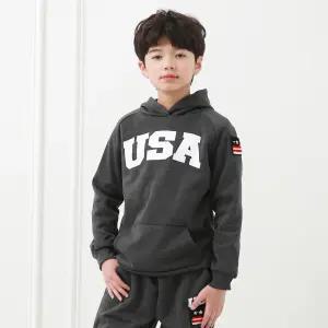 주니어클라쓰 USA후드기모상하세트 주니어의류 남아 여아 초등학생옷 청바지 면바지 상하복 티셔츠