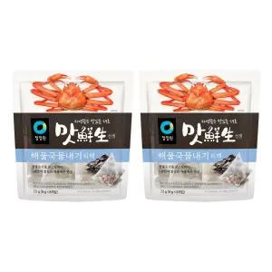 [소비기한 임박] 청정원 맛선생 해물 국물내기 티백, 72g, 2개