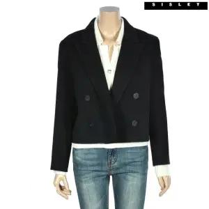 [시슬리]시슬리 투버튼 울 숏 자켓 SACTC3361_BK