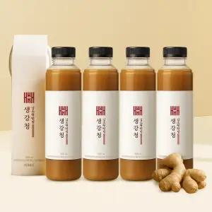 헤밀레 김소형 원장 국내산 생강청 500ml_4병