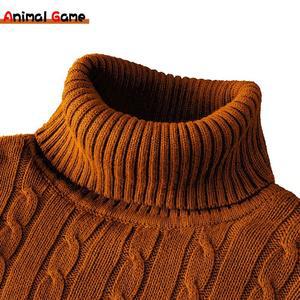 터틀넥 목 티 폴라 캐시미어 니트 스웨터 남자 남성 점퍼 모직 캐주얼 겨울