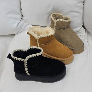 [슈슈블링]H스타일(S_MN)5837레이스가죽어그부츠 겨울 여성 어그부츠 털부츠 천연가죽 퍼안감